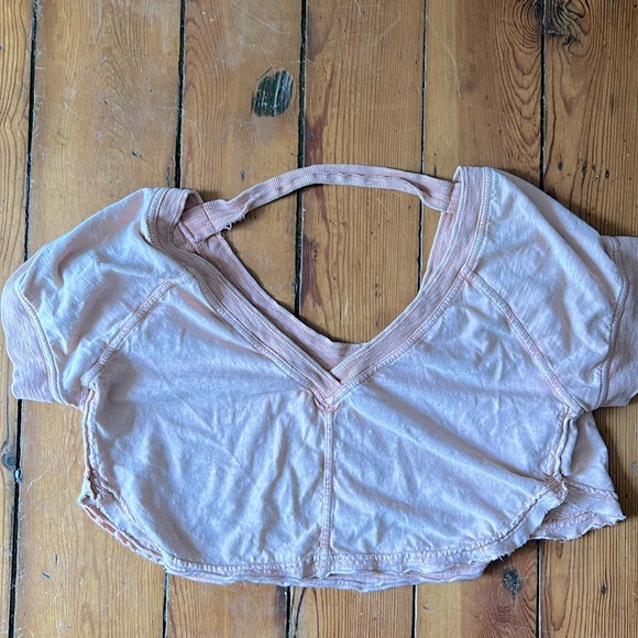 FP Daily Practice Peach Dress with Removable Crop Tee Bubble Hem - Picture 10 of 11